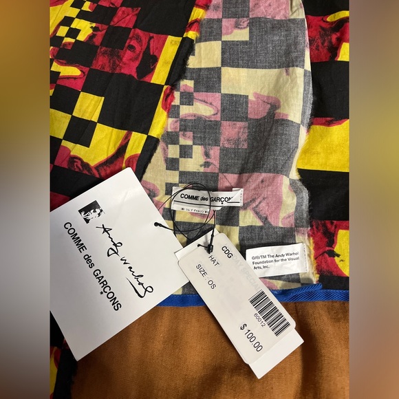 COMME des GARÇONS collaboration with Andy Warhol vintage Fabric NWT - Picture 5 of 8